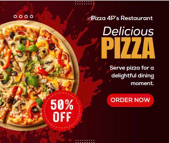 Seafood pizza_4P's Restaurant_Before 22:00